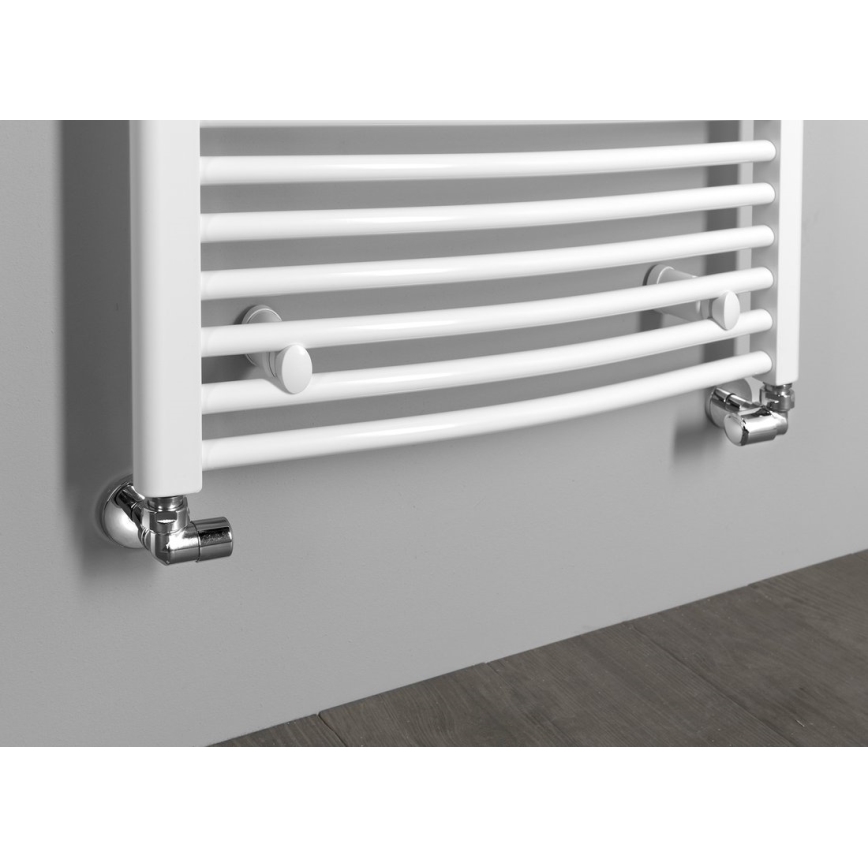 Aqualine - Zestaw przyłączeniowy do zaworów kątowych FIRST prawy/błyszczący chrom