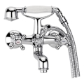 Aqualine - Zestaw wannowy VICTORIA RETRO błyszczący chrom