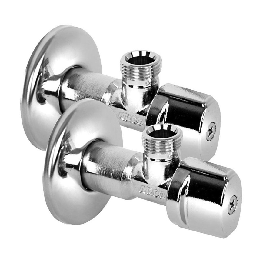 Arco - Zawór kątowy ARCO A-80, 2 szt., chrom błyszczący