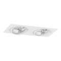 Argon 1046 - Oprawa sufitowa OLIMP 2xGU10-AR111/12W/230V biała