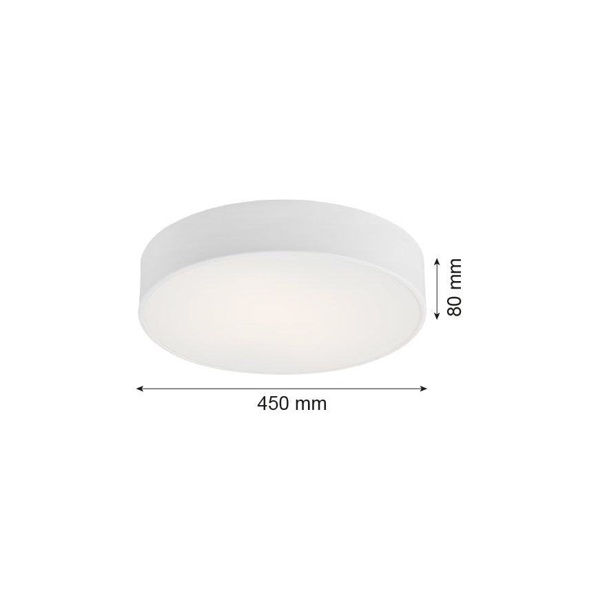 Argon 1188 - Plafon DARLING 3xE27/15W/230V śr. 45 cm biały