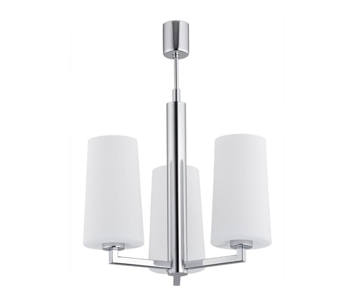 Argon 1224 - Żyrandol CAMELOT 3xE27/15W/230V chrom błyszczący