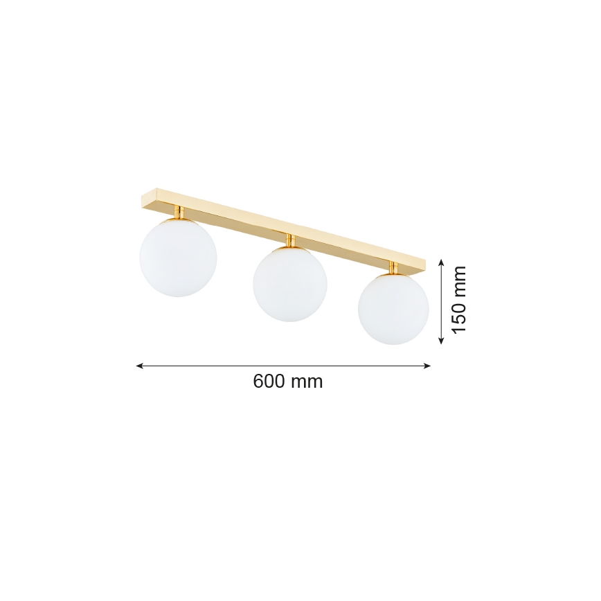 Argon 1414 - Łazienkowy żyrandol natynkowy FLAVIO 3xE14/7W/230V IP44
