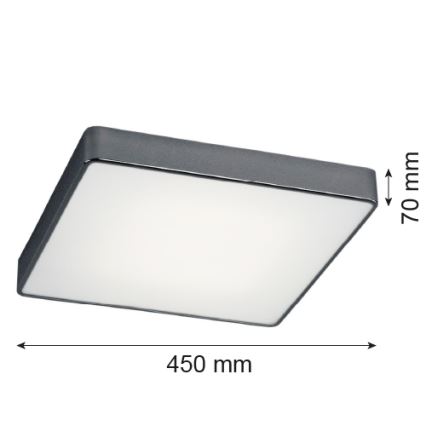 Argon 1575 - Lampa sufitowa ONTARIO 4xE27/15W/230V
