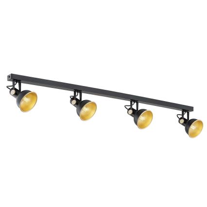 Argon 1799 - Oświetlenie punktowe LENORA 4xE14/7W/230V czarne