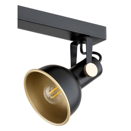 Argon 1799 - Oświetlenie punktowe LENORA 4xE14/7W/230V czarne