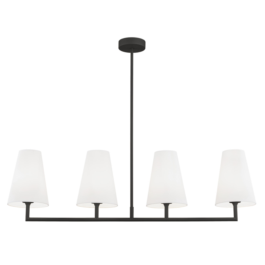 Argon 1831 - Żyrandol SAFIANO 4xE27/15W/230V czarne