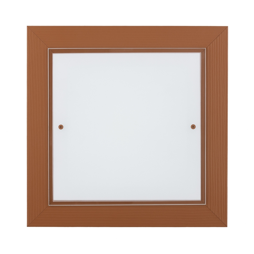 Argon 1867 - Oprawa sufitowa TABOR 4xE27/15W/230V 42x42 cm terakotowa