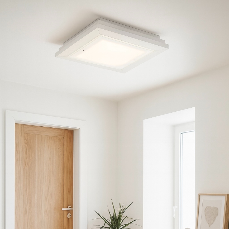 Argon 1870 - Plafon TABOR 4xE27/15W/230V 52x52 cm biały