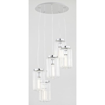 Argon 2059 - Lampa wisząca BALI 5xE27/60W/230V
