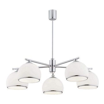 Argon 2087 - Żyrandol na drążku MARBELLA 5xE27/15W/230V chrom błyszczący