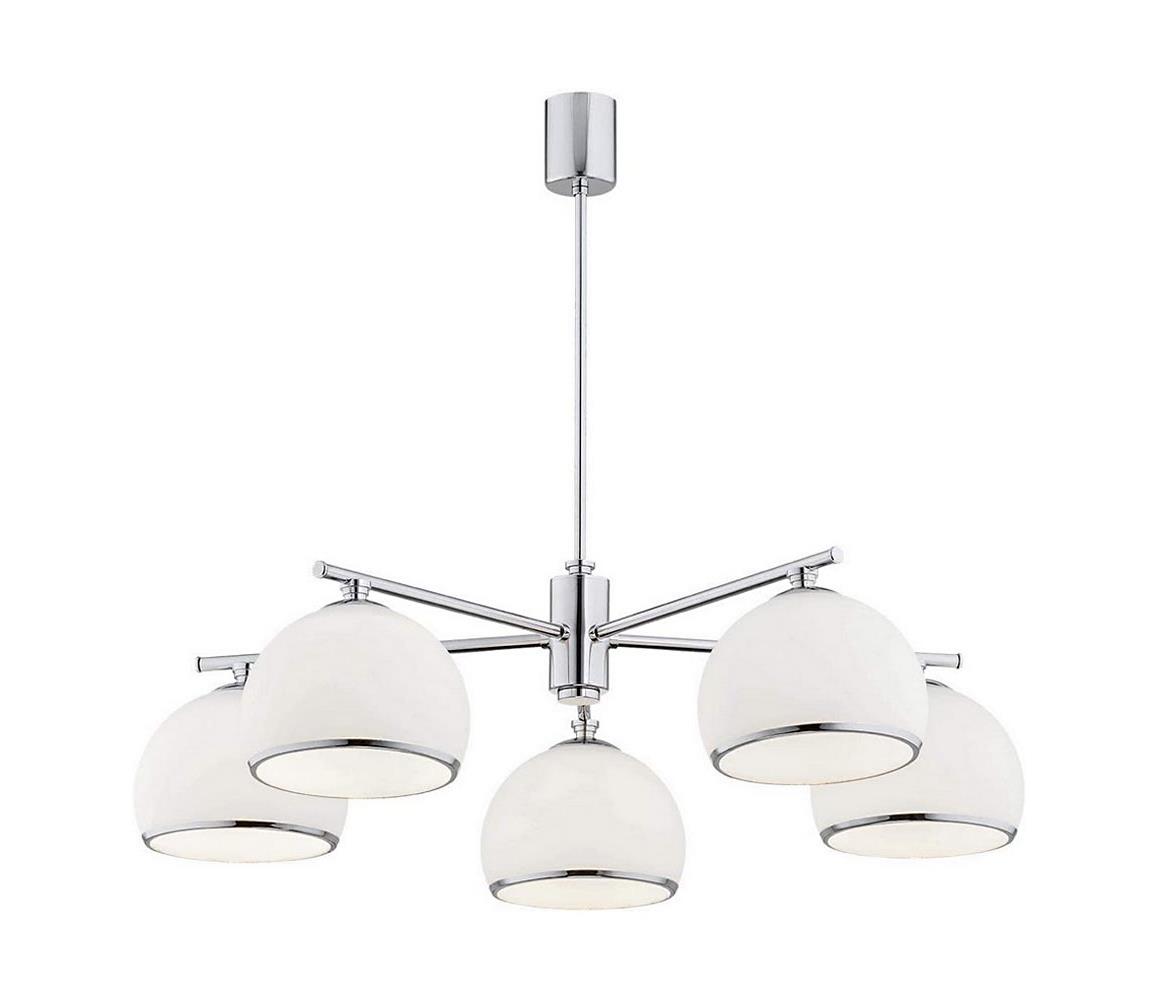 Argon 2087 - Żyrandol na drążku MARBELLA 5xE27/15W/230V chrom