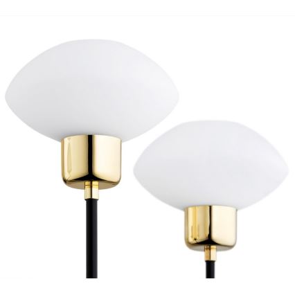 Argon 2128 - Lampa wisząca na pręcie RAVELLO 5xE14/15W/230V czarny/złoty