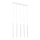Argon 2136 - Lampa wisząca na linkach ETNA 5xG9/6W/230V biała