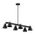 Argon 2552 - Żyrandol na drążku AVALONE 6xE27/15W/230V czarny/złoty