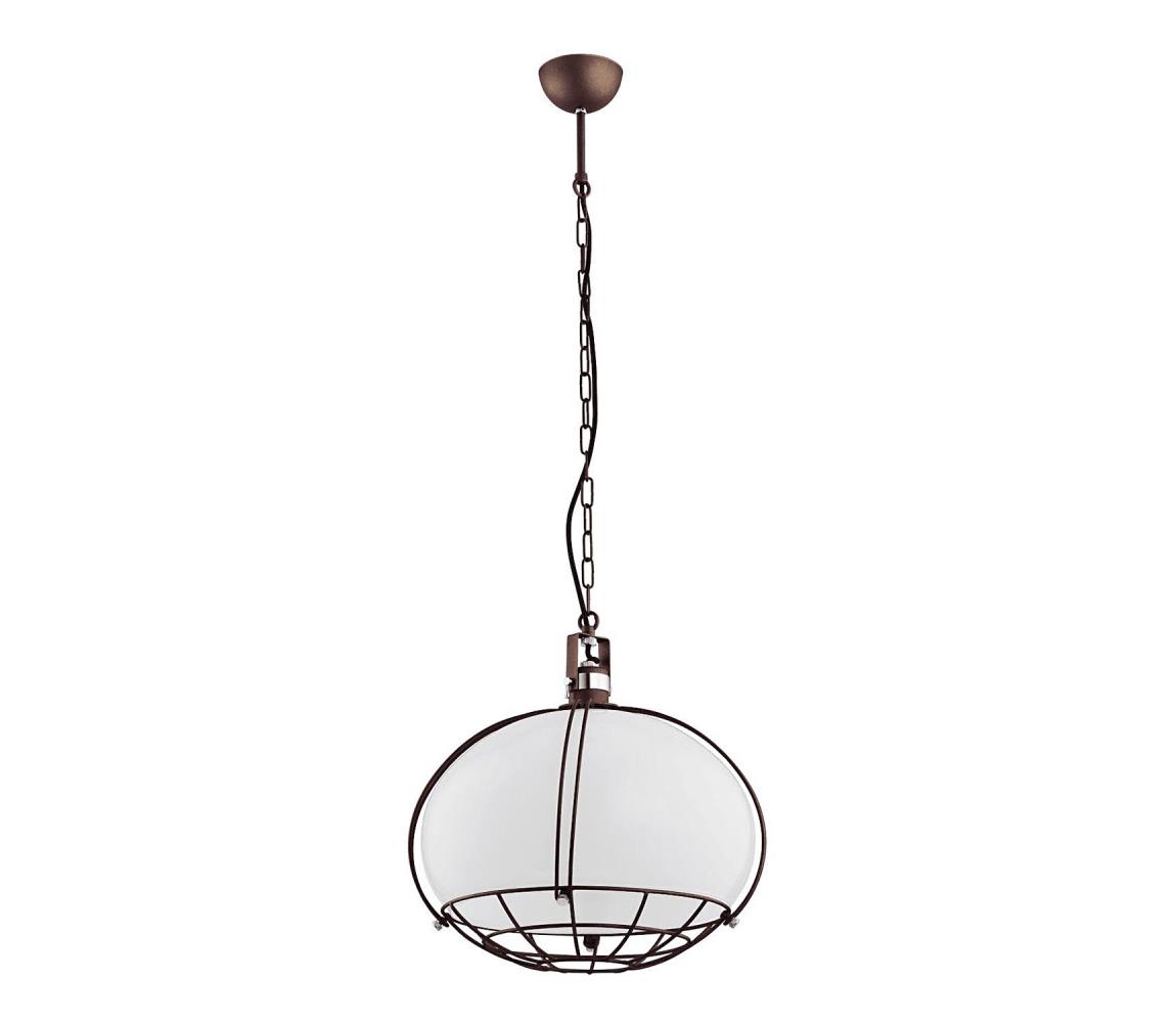Argon 3163 - Żyrandol na łańcuchu MONDEGO 1xE27/15W/230V miedź