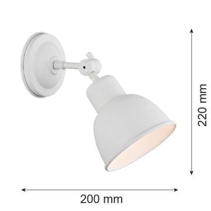Argon 3182 - Kinkiet EUFRAT 1xE27/60W/230V