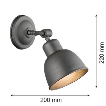 Argon 3183 - Kinkiet EUFRAT 1xE27/60W/230V