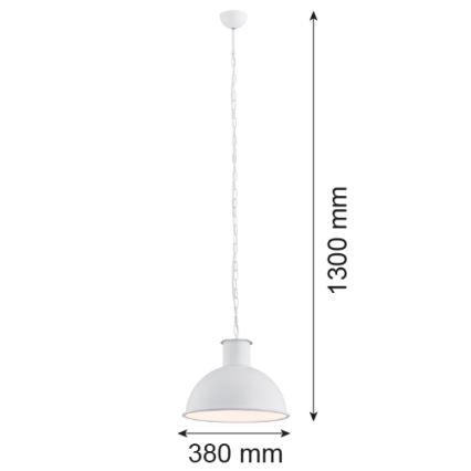 Argon 3193 - Żyrandol EUFRAT 1xE27/60W/230V