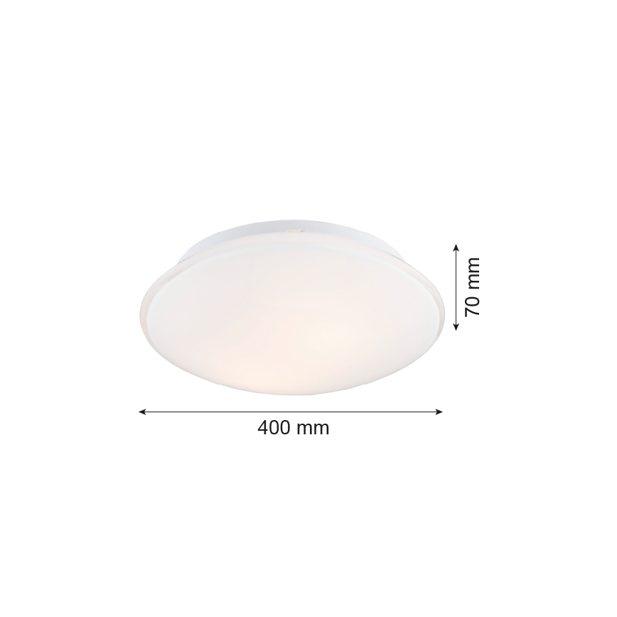 Argon 3224 - Plafon GIN 3xE27/15W/230V biały