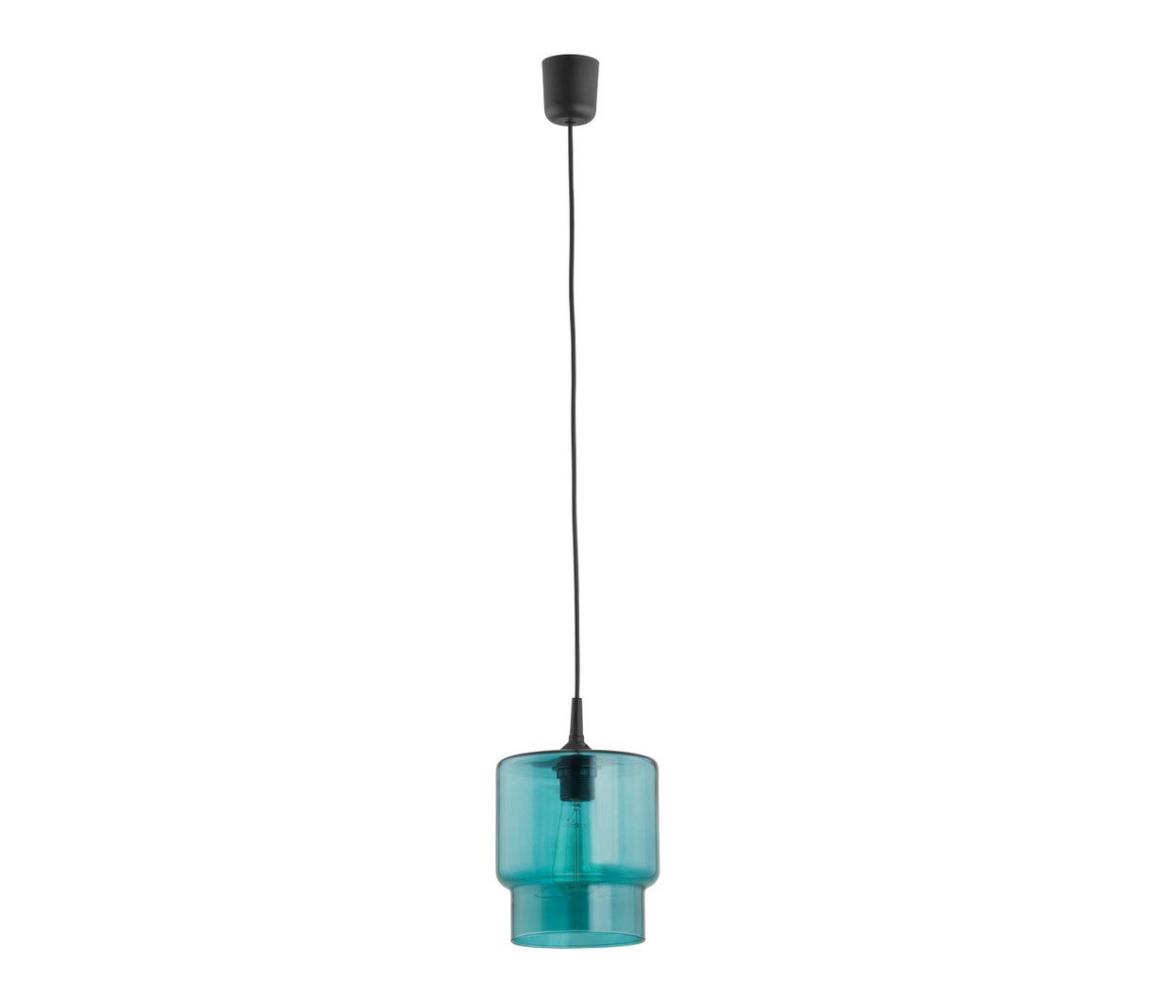 Argon 3271 - Żyrandol na lince NEWA 1xE27/15W/230V turkusowy