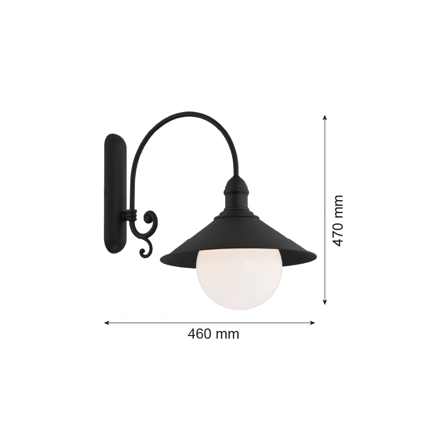 Argon 3286 - Kinkiet ERBA BIS 1xE27/60W/230V