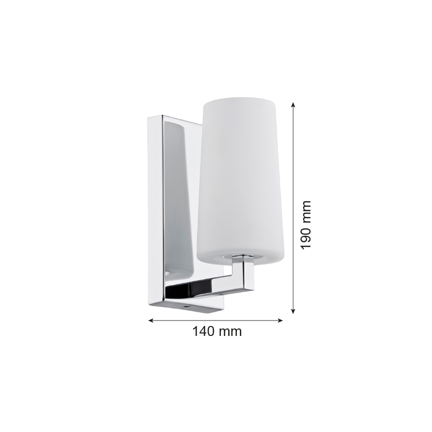 Argon 3358 - Kinkiet CAMELOT 1xE27/15W/230V chrom błyszczący