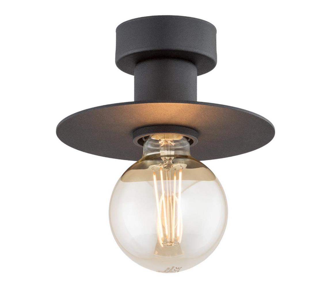 Argon 3882 - Plafon CORSO 1xE27/15W/230V czarny