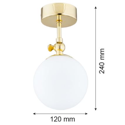 Argon 4001 - Łazienkowy przysufitowy żyrandol LATINA 1xE14/40W/230V IP44