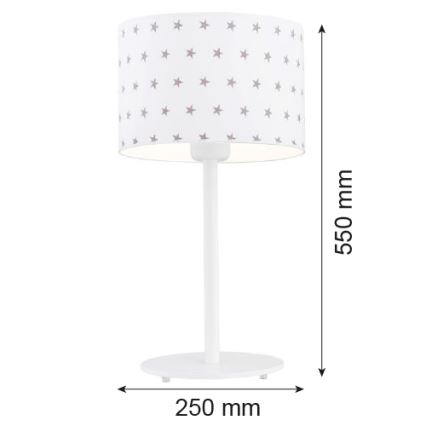 Argon 4125 - Lampa stołowa MAGIC 1xE27/15W/230V biały