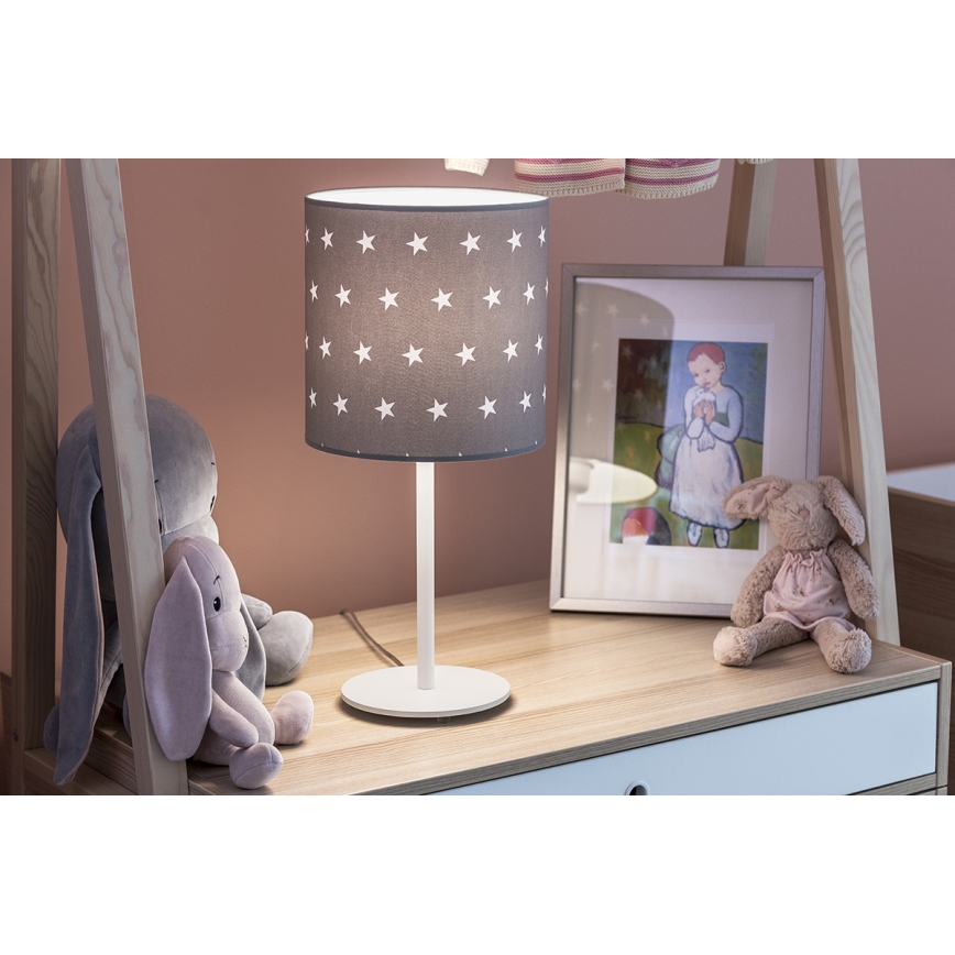 Argon 4126 - Lampa stołowa MAGIC 1xE27/15W/230V szary/biały