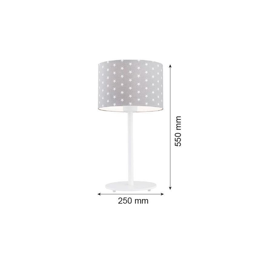 Argon 4126 - Lampa stołowa MAGIC 1xE27/15W/230V szary/biały