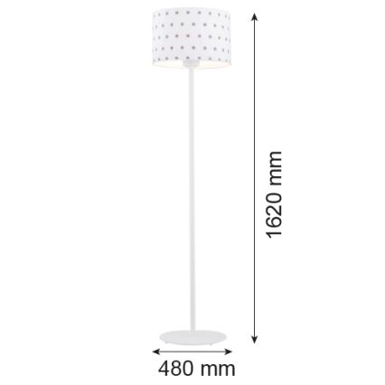 Argon 4129 - Lampa podłogowa MAGIC 1xE27/15W/230V biały