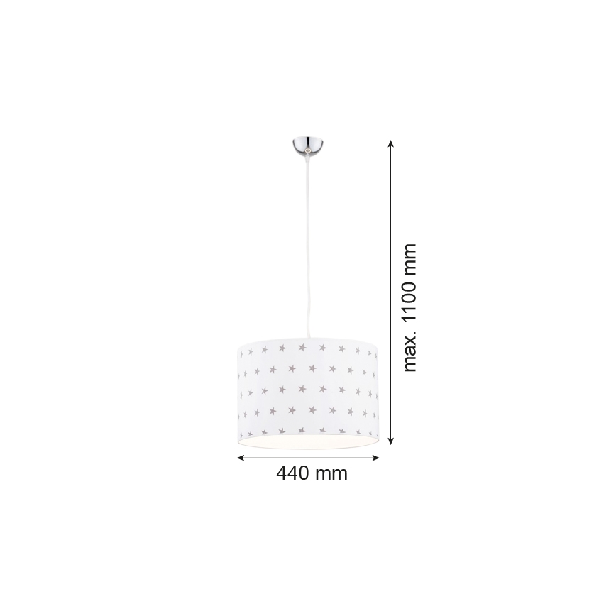 Argon 4133 - Żyrandol na lince MAGIC 1xE27/15W/230V biały