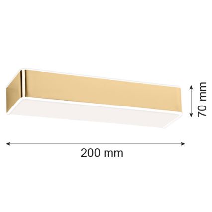 Argon 4147 - Kinkiet RODAN 1xE27/15W/230V złoty