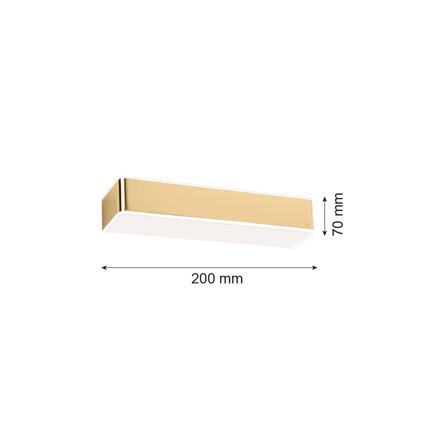 Argon 4147 - Kinkiet RODAN 1xE27/15W/230V złoty