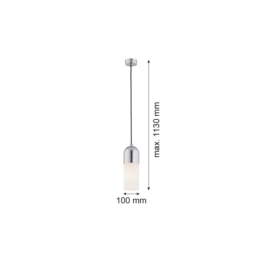 Argon 4211 - Żyrandol na lince BURGOS 1xE27/15W/230V chrom błyszczący