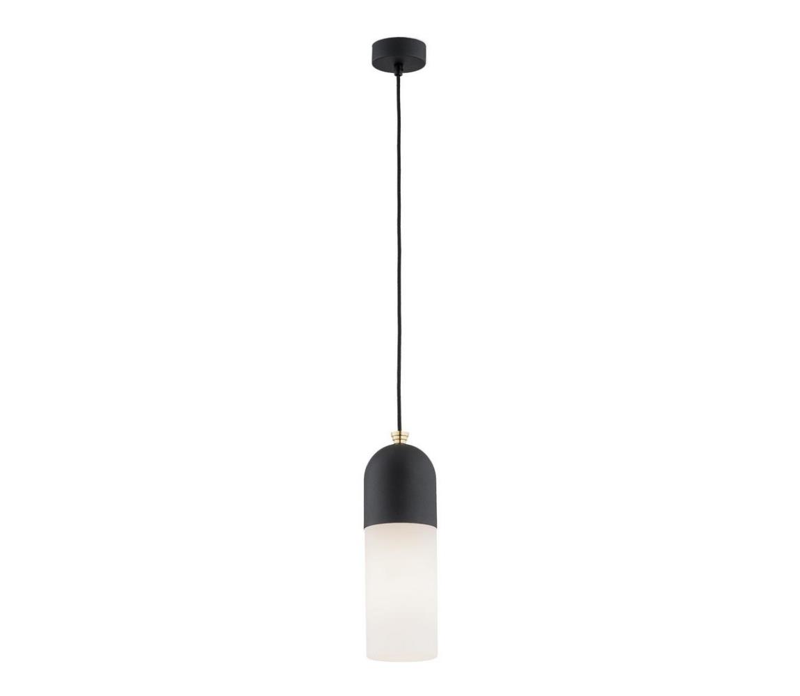 Argon 4213 - Żyrandol na lince BURGOS 1xE27/15W/230V czarny