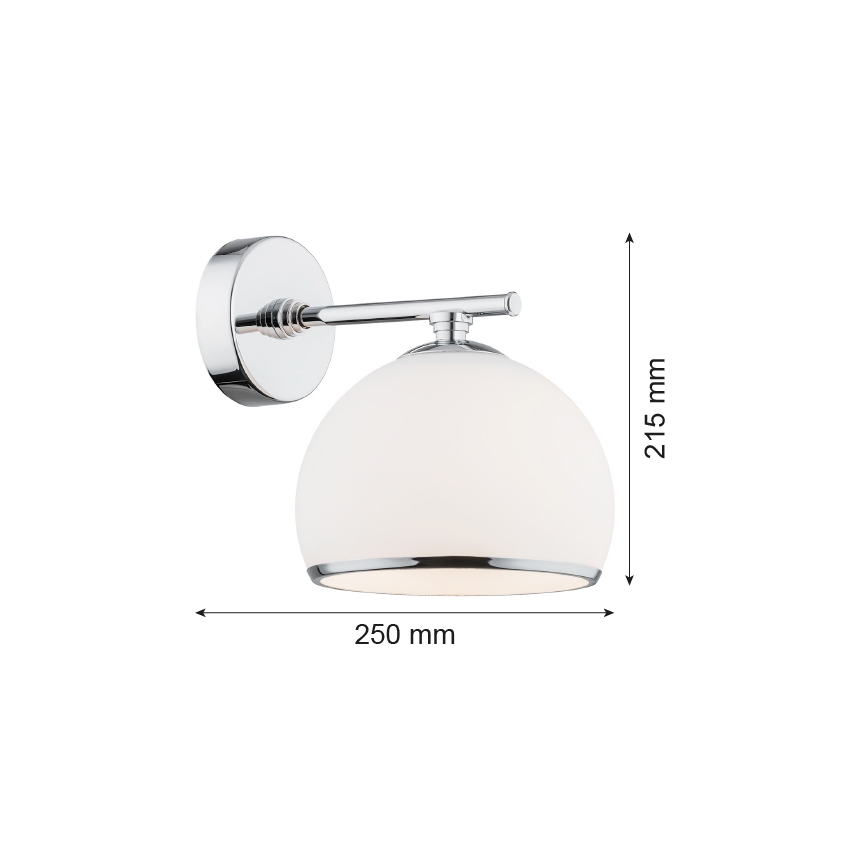 Argon 4254 - Kinkiet MARBELLA 1xE27/15W/230V chrom błyszczący