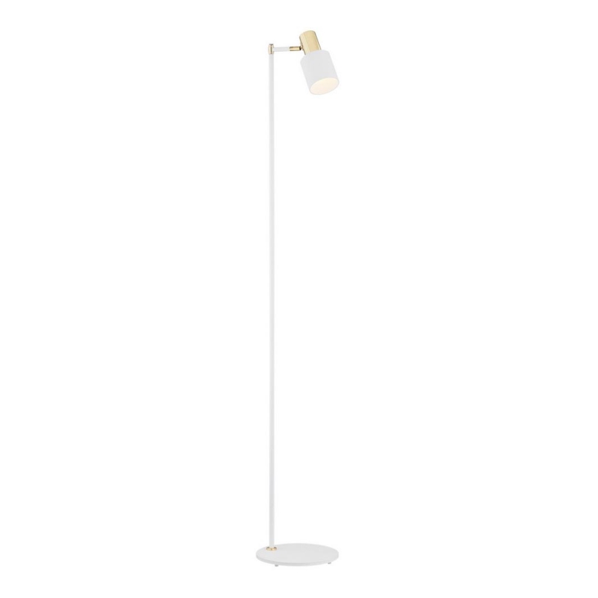 Argon 4258 - Lampa podłogowa DORIA 1xE27/15W/230V białe/mosiądz