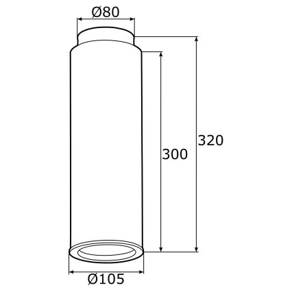 Argon 4281 - Oświetlenie punktowe LINEA 1xE27/15W/230V mosiądz/czarny