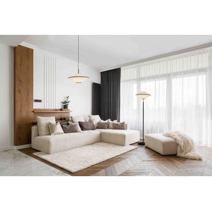 Argon 4282 - Żyrandol na przewodzie TROY 1xE27/15W/230V beżowy