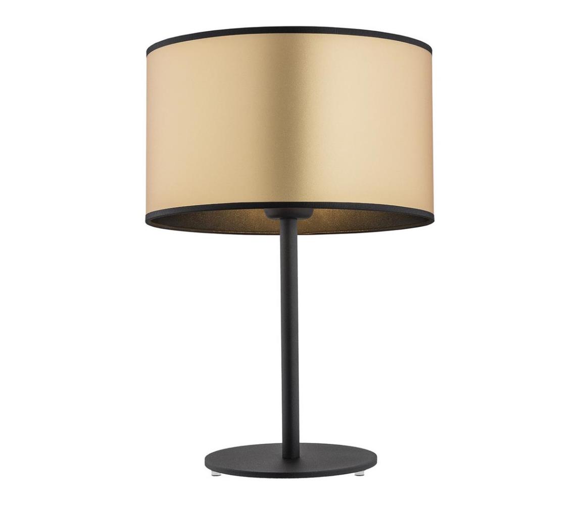 Argon 4297 - Lampa stołowa KARIN 1xE27/15W/230V mosiądz/czarny