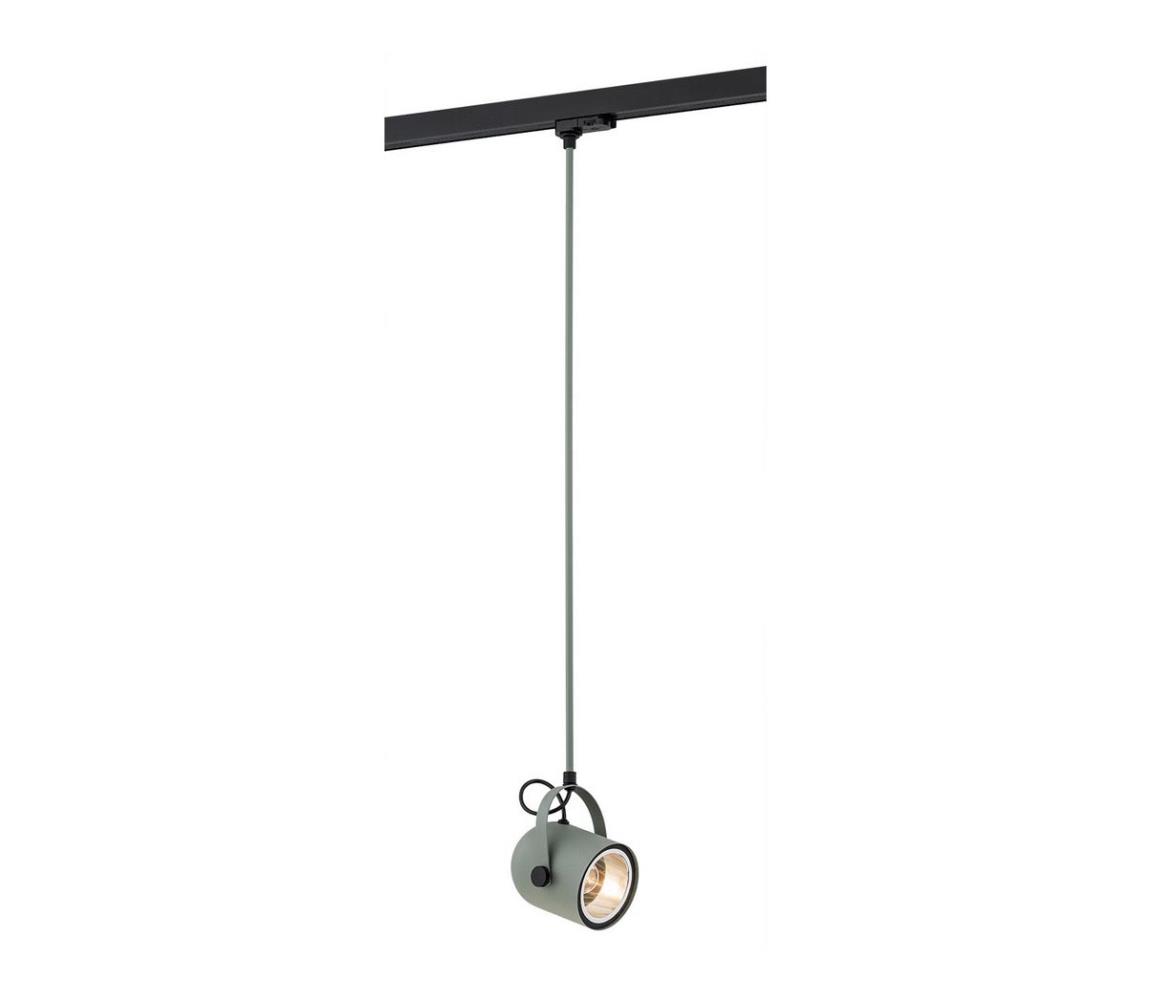 Argon 4313 - Żyrandol do systemu szynowego NET 1xE27/15W/230V zielony