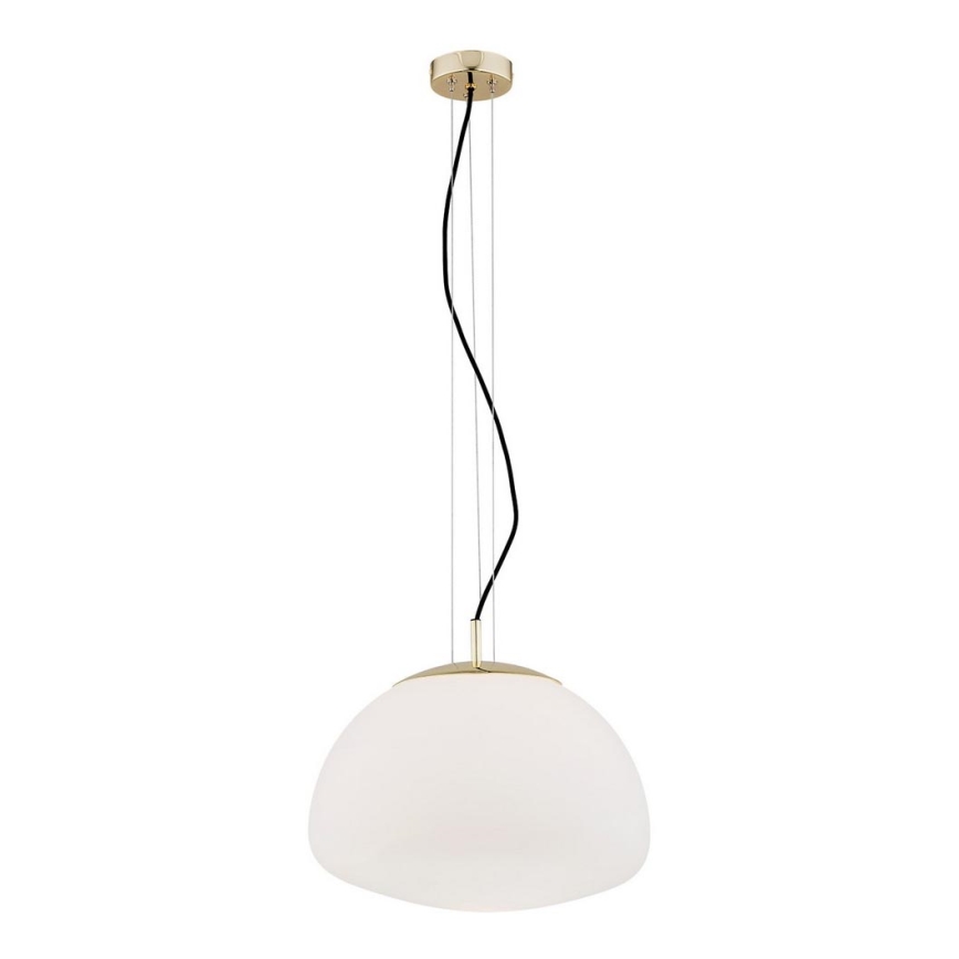 Argon 4317 - Lampa wisząca na linkę TRINI 1xE27/15W/230V śr. 40 cm złota