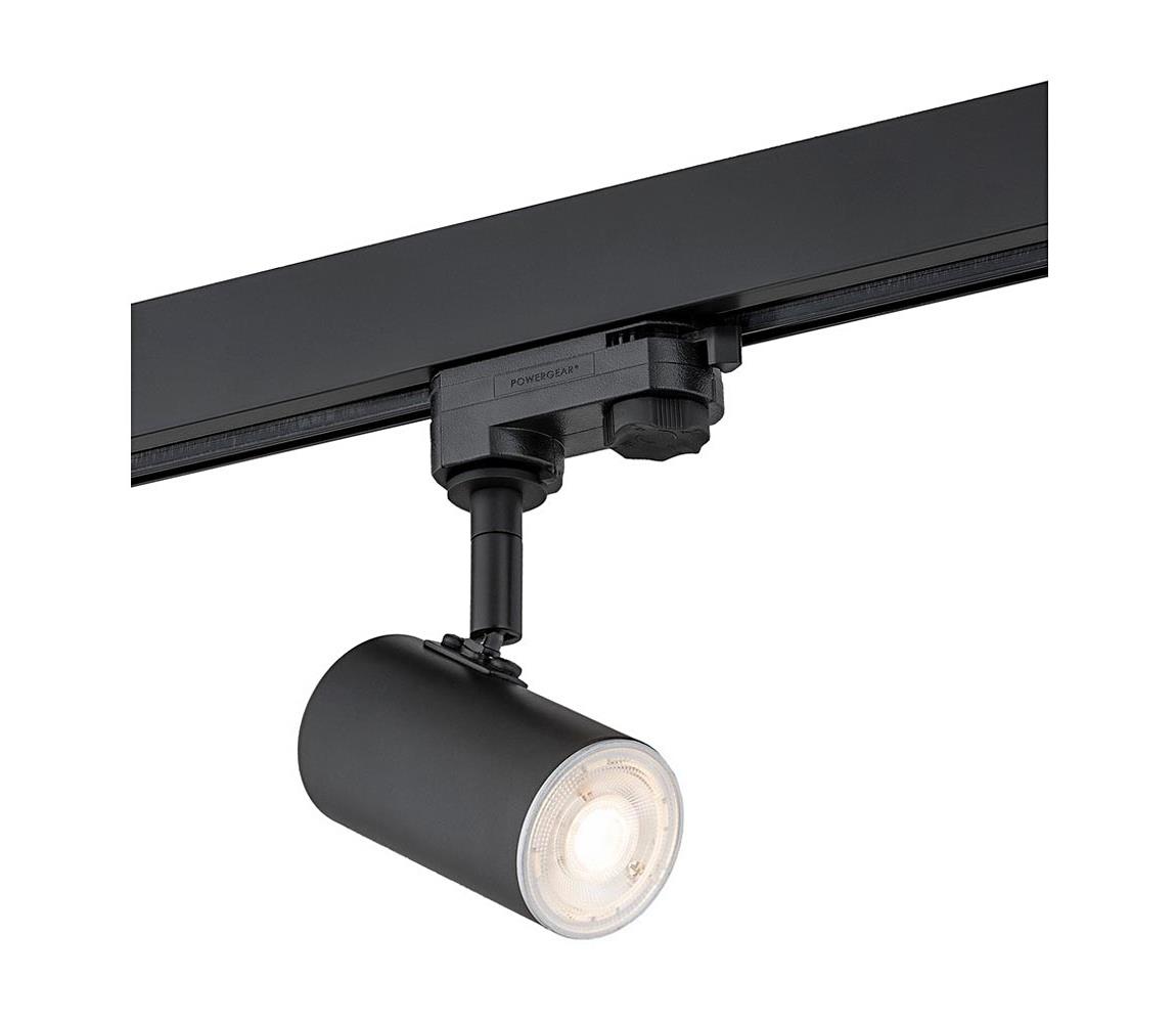 Argon 4329 - Oświetlenie punktowe do systemu szynowego HORTA 1xGU10/5W/230V czarne