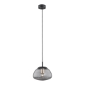 Argon 4333 - Lampa wisząca na linkach TRINI 1xE27/15W/230V śr. 20 cm czarna