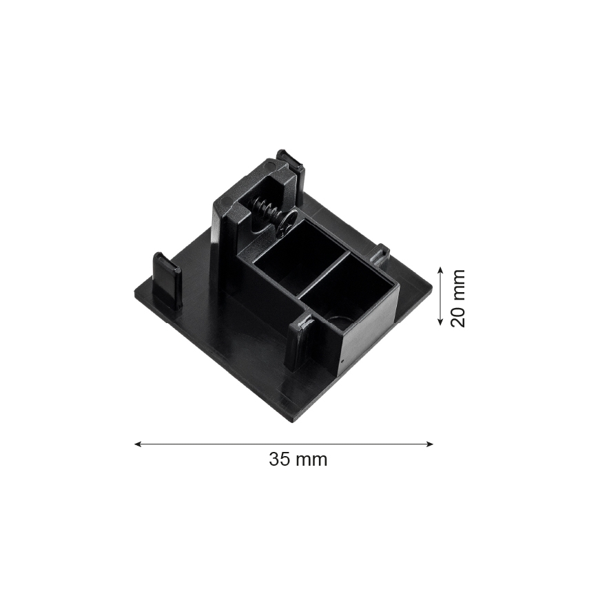 Argon 4369 - Zakończenie szyny czarne