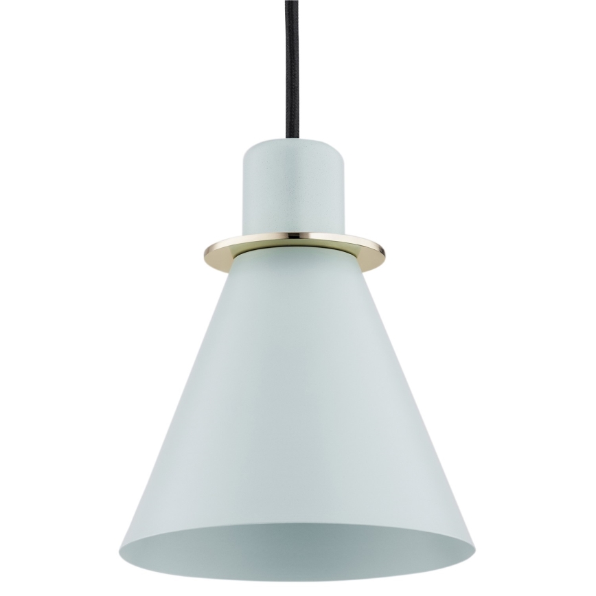 Argon 4682 - Żyrandol na lince BEVERLY 1xE27/15W/230V niebieski/złoty