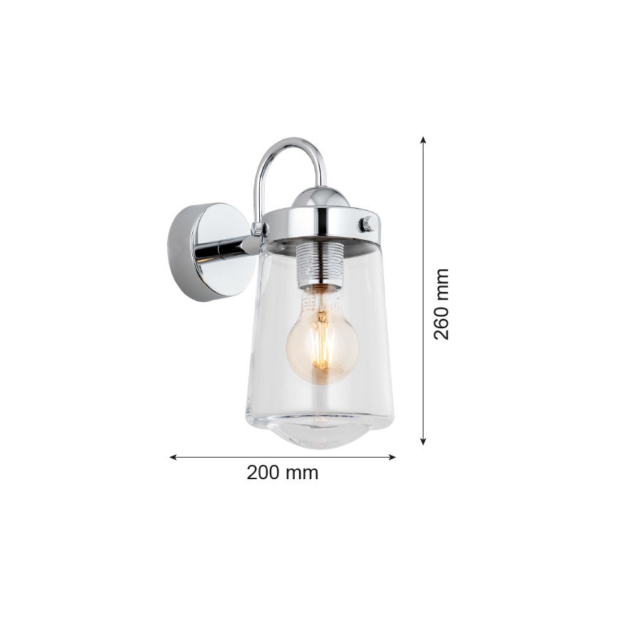 Argon 4719 - Kinkiet łazienkowy PASADENA 1xE27/15W/230V IP44